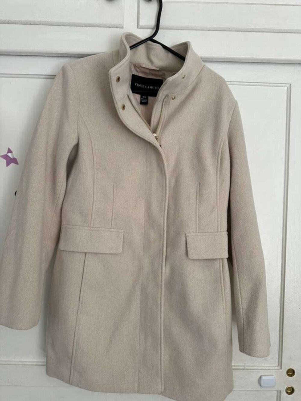 Vince Camuto Women's Ivory M Full Zip Jacket - Picture 1 of 3